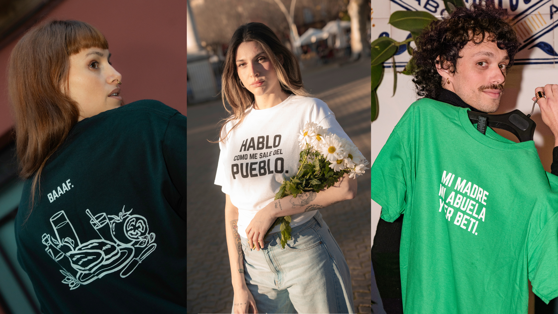 camiseta mi madre mi abuela y er beti
